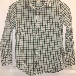 Crewcuts Boys, plaid button up shirt